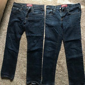 Arizona Jeans: Mens Slim Fit Low Rise (TWO PAIRS)